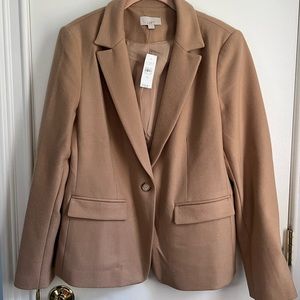 Loft Camel Blazer NWT